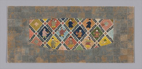 Fragment (From a Sleeve Band), Qing dynasty (1644–1911), 1875/1900, Han-Chinese, China, 20.3 × 45.5