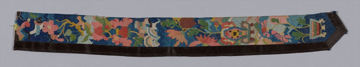 Band or Border (from Woman’s Garment), 1875/1900, China, 7.9 × 62 cm (3 1/8 × 24 3/8 in.)