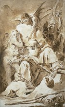 The Temptation of Saint Anthony, c. 1734, Giambattista Tiepolo, Italian, 1696-1770, Italy, Pen and
