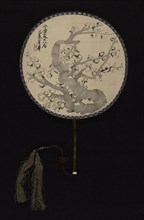 Prunus Tree, Qing dynasty (1644–1911), dated 1892 (from inscription on the back), Dong Lian,