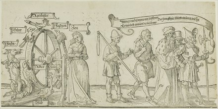The Michelfeldt Tapestry (Allegory on Social Injustice), first part of three, 1526, Attributed to