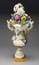 Vase, c. 1750, Meissen Porcelain Manufactory, German, founded 1710, Meissen, Hard-paste porcelain,
