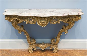 Console Table, c. 1735, Attributed to François Roumier, French, 1701-1748, Paris, France, Wood,