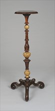 Candlestand, 1680/90, London, London, Painted, japanned, and gilt wood, H.: 113 cm (44 1/2 in.)