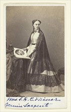 Mrs. S. H. C. Miner, 1846/1891, William Notman, Canadian, born Scotland, 1826–1891, Canada, Albumen