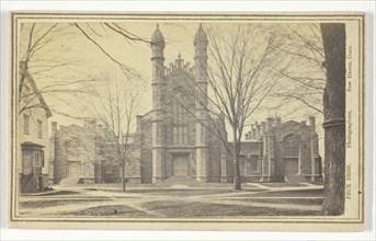 Library, Yale University, n.d., Peck Brothers, American, 19th century, United States, Albumen