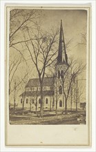 Untitled (church with pointed spire), n.d., Hendee, American, 19th century, United States, Albumen