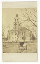 Untitled (church exterior), 1830/88, W. N. Hobbs, American, 1830–1881, United States, Albumen print