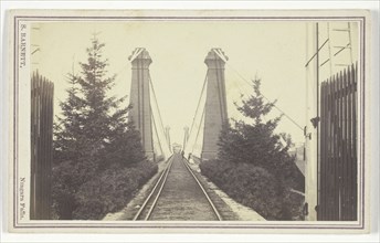Railway Suspension Bridge, Niagara Falls, 19th century, S. Barnett, American, United States,