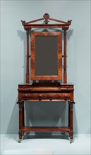 Dressing Table, c. 1835, American, 19th century, Philadelphia, Philadelphia, Mahogany, maple, and