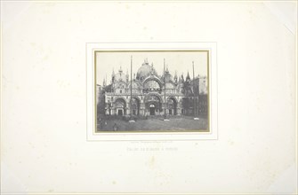 Eglise de St. Marc à Venise, 1851, Louis-Désiré Blanquart-Evrard, French, 1802–1872, France, Salted