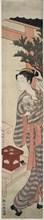 The Tea Stall, Kagiya Osen, c. 1769, Suzuki Harunobu ?? ??, Japanese, 1725 (?)-1770, Japan, Color