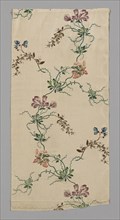 Panel from a Skirt, 1741/42, Possibly designed by Anna Maria Garthwaite, English, 1720–1756,
