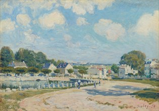 Watering Place at Marly, 1875, Alfred Sisley, French, 1839-1899, France, Oil on canvas, 15 7/16 ×
