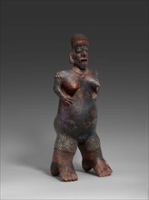 Standing Female Figure, A.D. 100/300, Nayarit, Nayarit, Mexico, Mexico, Ceramic and pigment, H. 62
