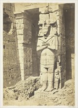 Osiride Pillars at Medinet-Haboo, c. 1857, Francis Frith, English, 1822–1898, England, Albumen