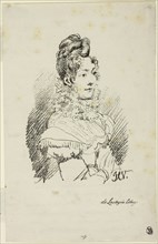 Portrait of Madame Perregaux, 1816, Horace Vernet (French, 1789-1863), printed by Comte Charles
