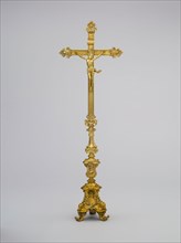 Cross with Corpus, 1765/66, Italy, Rome, Leandro Gagliardi (Italian, 1729-1798), Italy, Gilt