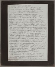 Copy Print From Celebrated Inscriptions Ancient Eugubine Tablets, c. 1844, William Henry Fox