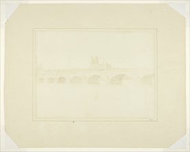 The Bridge of Orleans, June 1843, William Henry Fox Talbot, English, 1800–1877, England, Salted
