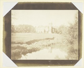 Lacock Abbey in Wiltshire, c. 1844, William Henry Fox Talbot, English, 1800–1877, England, Salted