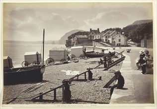 Sidmouth, West of Esplanade, 1860/94, Francis Bedford, English, 1816–1894, England, Albumen print,