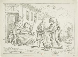 Homer, 1804–06, Pierre Nolasque Bergeret, French, 1782-1863, France, Lithograph on paper, 201 × 288