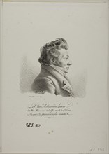 Portrait of Chevalier Alexandre Lenoir, 1817, Charles Edward Crespi Le Prince (French, 1784-1855),