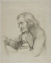 Portrait of an Old Man, 1816, Dominique-Vivant Denon, French, 1747-1825, France, Lithograph in