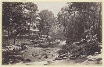 Watersmeet, The Cottage and Streams, 1860/94, Francis Bedford, English, 1816–1894, England, Albumen