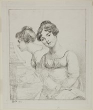 Madame Lavallée and Madame de Valory, 1817, Dominique-Vivant Denon, French, 1747-1825, France,