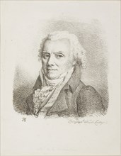 Self-Portrait in a Dark Cloth Coat, c. 1817, Jean Antoine Laurent (French, 1763-1832), printed by