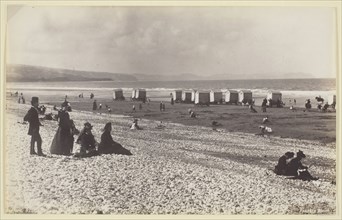 Pensarn Beach, 1860/94, Francis Bedford, English, 1816–1894, England, Albumen print, 12.5 × 19.9 cm