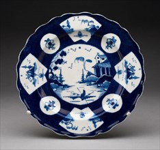 Plate, 1755/65, Bow Porcelain Factory, London, England, 1744-1775, Bow, Soft-paste porcelain,