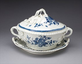 Tureen and Stand, c. 1770, Worcester Porcelain Factory, Worcester, England, founded 1751,