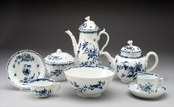 Tea Set, c. 1760, Worcester Porcelain Factory, Worcester, England, founded 1751, Worcester,