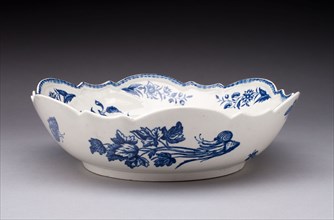 Bowl, c. 1760/70, Worcester Porcelain Factory, Worcester, England, founded 1751, Worcester,