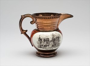 Creamer, 1825/30, English for the American market, Staffordshire, England, Earthenware, H.: 9.8 cm