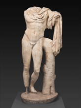 Statue of Meleager, 1st/2nd century AD, Roman, Roman Empire, Marble, 173 × 73.7 × 55.2 cm (68 5/16