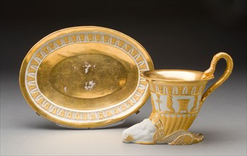 Cup and Saucer, c. 1805/10, Meissen Porcelain Manufactory, German, founded 1710, Germany,