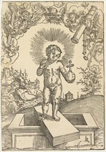 The Infant Christ as Redeemer, c. 1515, Lucas Cranach the Elder, German, 1472-1553, Germany,