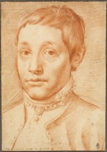 Portrait of His Son, Antonio Carracci, 1592/95, Agostino Carracci, Italian, 1557-1602, Italy, Red