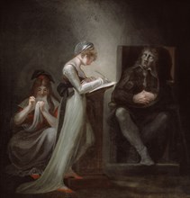 Milton Dictating to His Daughter, 1794, Henry Fuseli, Swiss, active in England, 1741-1825,
