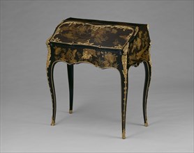 Slant-Front Desk, 1745/49, Paris, France, Jacques Dubois (French, 1694–1763), France, Oak, pine,