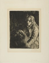 Madonna (A Mother), 1900, Anders Zorn, Swedish, 1860-1920, Sweden, Etching on ivory laid paper, 250