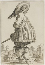 The Gentleman in the Fur-Trimmed Mantle with his Hands Behind his Back, from the series The