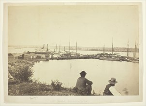 Coal Wharf, Alexandria, Virginia, 1860/69, American, 19th century, United States, Albumen print, 22