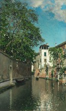 Canal in Venice, 1880s, Martin Rico y Ortega, Spanish, 1833-1908, Spain, Oil on canvas, 29 3/4 x 18