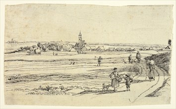 Study for the Engraving Thalkirchen, from series Views of, c. 1818, Wilhelm Alexander Wolfgang von