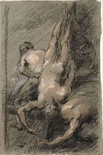 Martyrdom of Saint Peter, 1863, Jean Baptiste Carpeaux (French, 1827-1875), after Anthony van Dyck